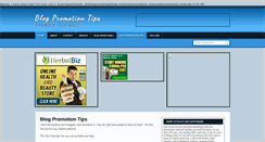 Desktop Screenshot of blogpromotionguide.emarket-business.com