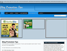 Tablet Screenshot of blogpromotionguide.emarket-business.com